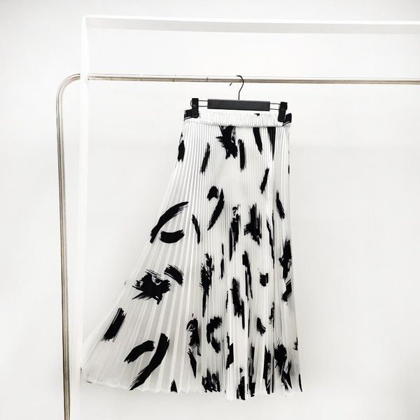 skirts white super fairy pleated skirt women's long high waist fashion versatile niche design large, Black
skirts white super fairy pleated skirt women's long high waist fashion versatile niche design large, Black