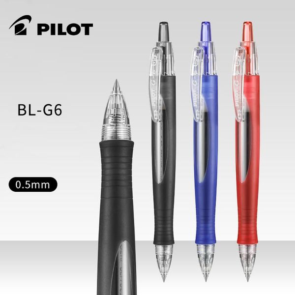 3/6pcs japan pilot bl-g6 press gel pen 0.5mm streamlined penholder ergonomic design for student office pens
3/6pcs japan pilot bl-g6 press gel pen 0.5mm streamlined penholder ergonomic design for student office pens