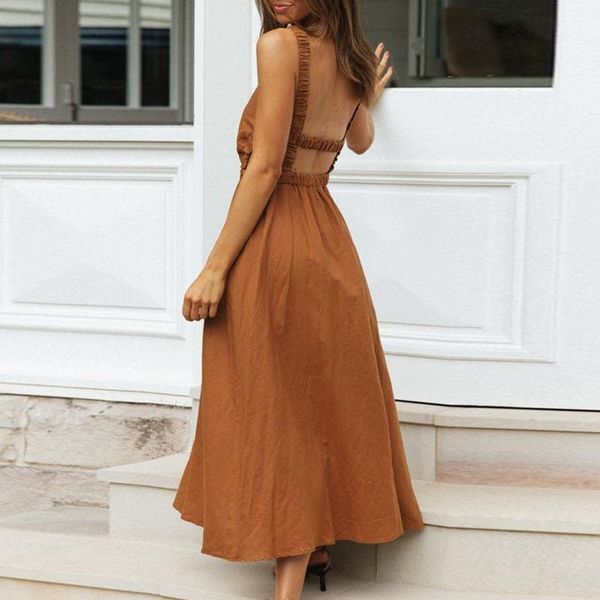 casual dresses spaghetti strap summer dress 2021 slip black backless maxi vintage elegant woman party princess, Black;gray
casual dresses spaghetti strap summer dress 2021 slip black backless maxi vintage elegant woman party princess, Black;gray