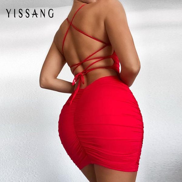 yissang red hollow out backless bandage christmas dress women lace up strap club party mini ruched bodycon summer dresses casual, Black;gray
yissang red hollow out backless bandage christmas dress women lace up strap club party mini ruched bodycon summer dresses casual, Black;gray