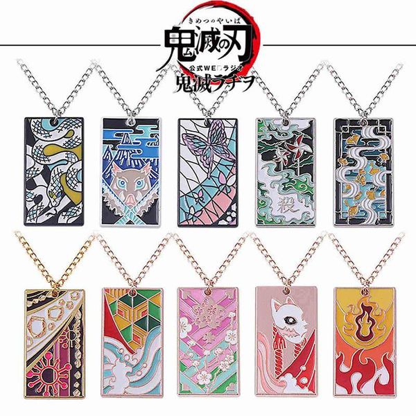 pendant necklaces 2021 anime demon slayer necklace fashion stainless steel for men women cosplay jewelry gift fan collection, Silver
pendant necklaces 2021 anime demon slayer necklace fashion stainless steel for men women cosplay jewelry gift fan collection, Silver