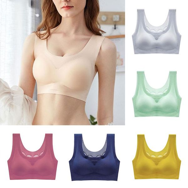 bras plus size bra large seamless women underwear without frame ultra thin big lingerie comfort sleep bralette 7xl, Red;black
bras plus size bra large seamless women underwear without frame ultra thin big lingerie comfort sleep bralette 7xl, Red;black