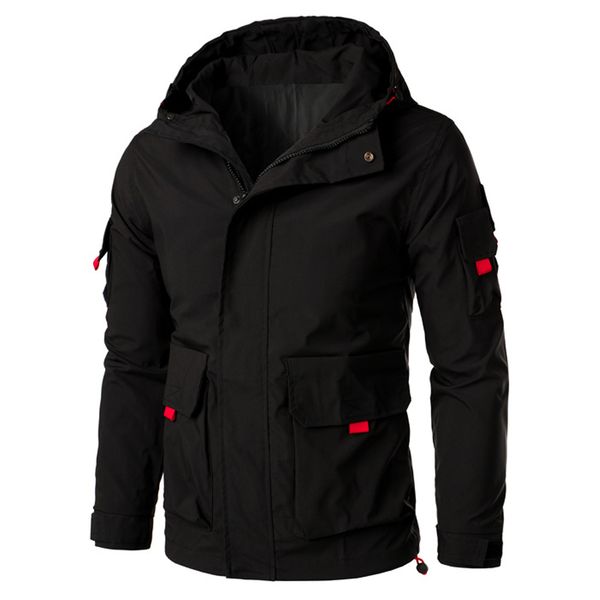 autumn casual lightweight windbreaker with hood safari style korea fashion zipper jacket mens print coat slim 201226, Black;brown
autumn casual lightweight windbreaker with hood safari style korea fashion zipper jacket mens print coat slim 201226, Black;brown