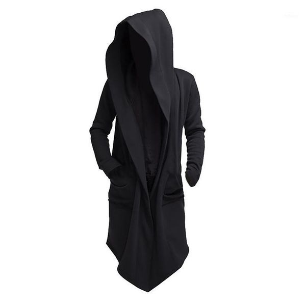 men's jackets casual open stitch hooded long cloak cape coat men women solid pocket loose 2021 mantle sweatshirts, Black;brown
men's jackets casual open stitch hooded long cloak cape coat men women solid pocket loose 2021 mantle sweatshirts, Black;brown