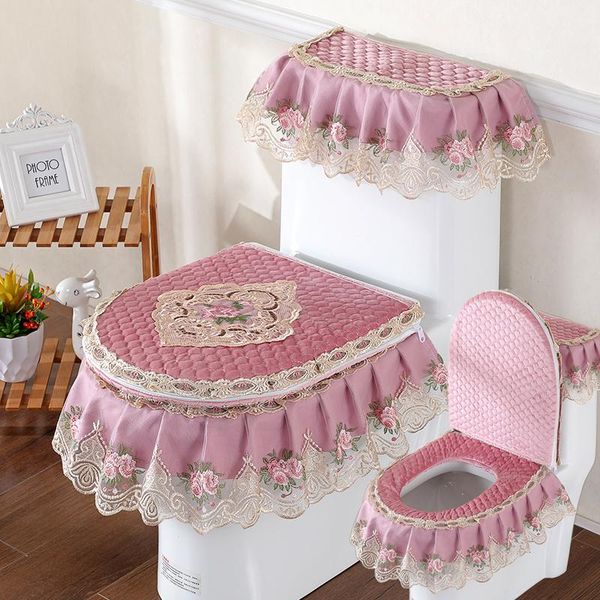 cushion/decorative pillow european-style lace toilet cushion three-piece set cover for four seasons with zip seat bathroom accessori
cushion/decorative pillow european-style lace toilet cushion three-piece set cover for four seasons with zip seat bathroom accessori