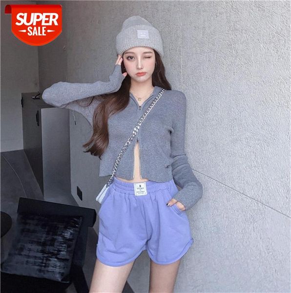 korean fashion hooded knit cardigan + high waist wide leg sports shorts #5w0h, Black
korean fashion hooded knit cardigan + high waist wide leg sports shorts #5w0h, Black