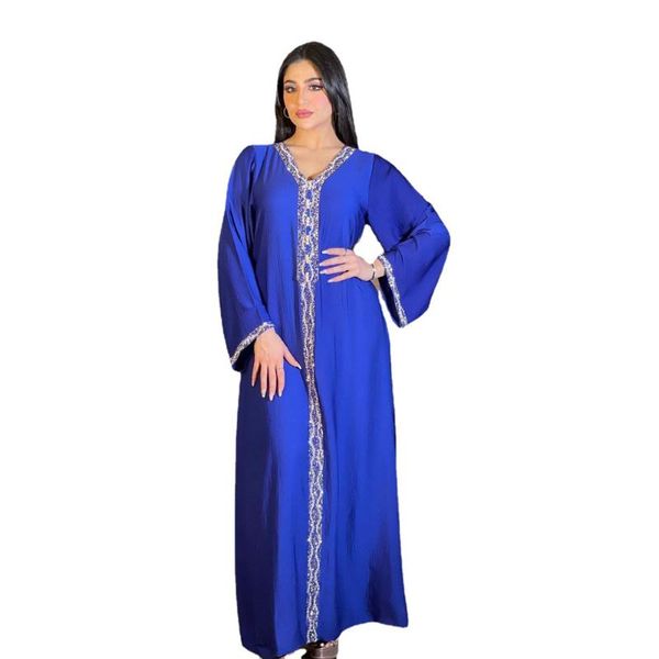 casual dresses middle east abaya dubai robe women fashion v-neck loose full sleeve elegnat retro dinner party maxi blue long, Black;gray
casual dresses middle east abaya dubai robe women fashion v-neck loose full sleeve elegnat retro dinner party maxi blue long, Black;gray