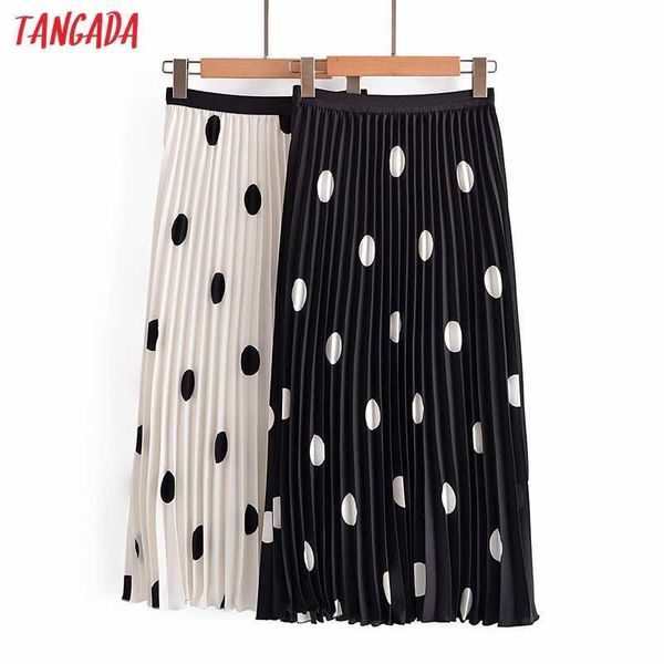 tangada women dots pleated midi skirt faldas mujer vintage strethy waist office ladies elegant chic mid calf skirts dan20 210609, Black
tangada women dots pleated midi skirt faldas mujer vintage strethy waist office ladies elegant chic mid calf skirts dan20 210609, Black