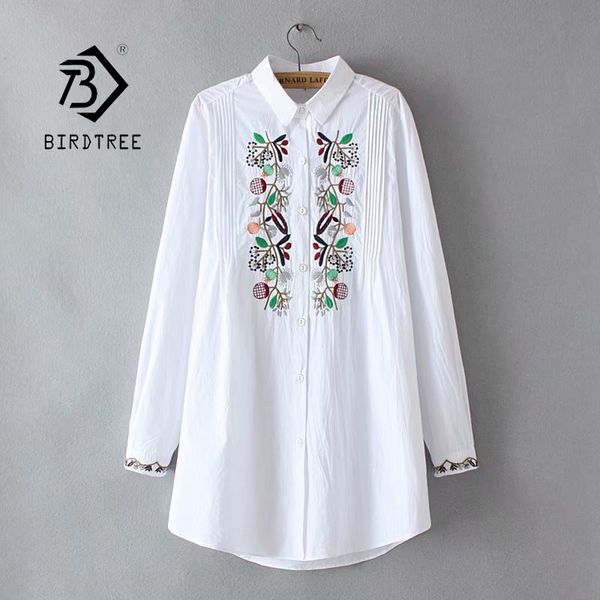 new arrival women floral embroidery cotton white shirt long sleeve casual blouse loose plus size 4xl feminina blusa t06206f 210430
new arrival women floral embroidery cotton white shirt long sleeve casual blouse loose plus size 4xl feminina blusa t06206f 210430
