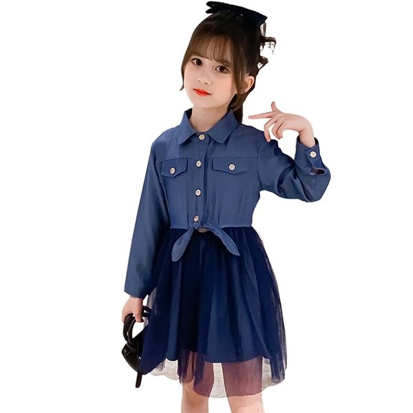 dress for girls mesh denim spring autumn children es casual style clothes 6 8 10 12 14 210527, Red;yellow
dress for girls mesh denim spring autumn children es casual style clothes 6 8 10 12 14 210527, Red;yellow