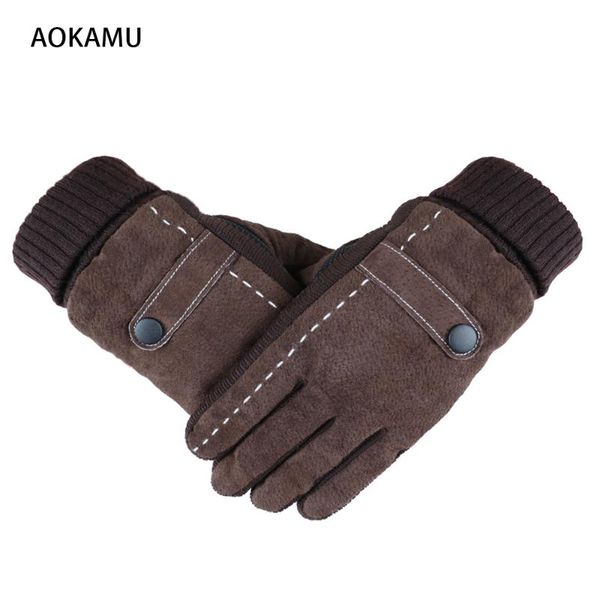 fingerless gloves aokamu winter men' leather glovers soft feel fully lined warm walking mittens driving luvas men touching screen, Blue;gray
fingerless gloves aokamu winter men' leather glovers soft feel fully lined warm walking mittens driving luvas men touching screen, Blue;gray