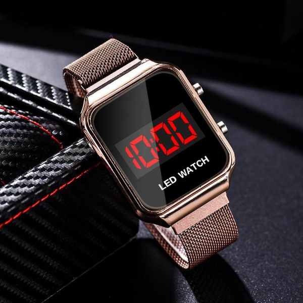 wristwatches fashion sport digital watches men's military women dress led ladies business watch rose electronic, Slivery;brown
wristwatches fashion sport digital watches men's military women dress led ladies business watch rose electronic, Slivery;brown