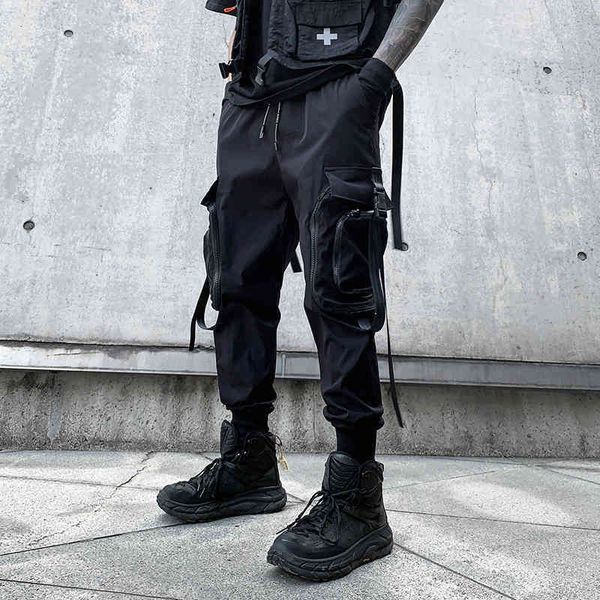 men's pants joggers spring autumn multi-pocket elastic waist harem hip hop streetwear sweatpants male pencil 160x, Black
men's pants joggers spring autumn multi-pocket elastic waist harem hip hop streetwear sweatpants male pencil 160x, Black