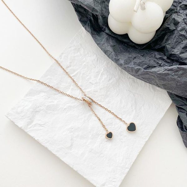 pendant necklaces chain tassel titanium steel female small pure and fresh clavicle love temperament wind adorn article, Silver
pendant necklaces chain tassel titanium steel female small pure and fresh clavicle love temperament wind adorn article, Silver