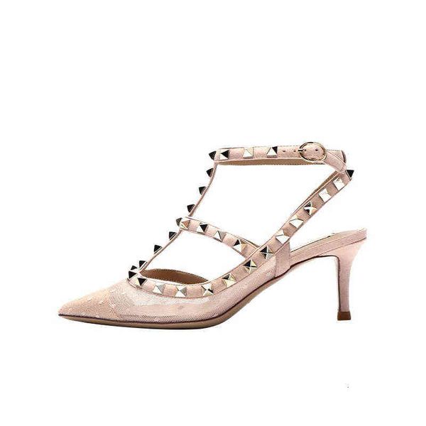 women's formal shoes rivet high pointed thin heels 2021 fashion versatile lace wedding liuding sandal, Black
women's formal shoes rivet high pointed thin heels 2021 fashion versatile lace wedding liuding sandal, Black