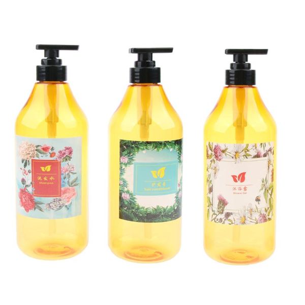 3x 1000ml refillable liquid shampoo dispenser container pump bottle for home storage bottles & jars
3x 1000ml refillable liquid shampoo dispenser container pump bottle for home storage bottles & jars