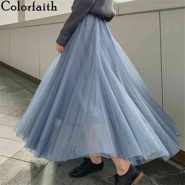 women casual elegant ankle-length long skirt autumn winter tulle multi colors sweet high waist female sk7001 210416, Black
women casual elegant ankle-length long skirt autumn winter tulle multi colors sweet high waist female sk7001 210416, Black