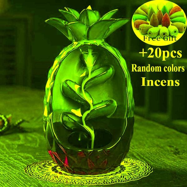 selling handmade gifts home decorations creative ceramic pineapple waterfall counter-current dragon incense burner indoor aroma fragrance la
selling handmade gifts home decorations creative ceramic pineapple waterfall counter-current dragon incense burner indoor aroma fragrance la