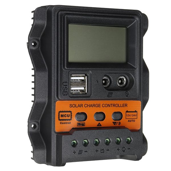12v/24v 10a/20a/30a solar panel battery regulator auto charge controller - 10a
12v/24v 10a/20a/30a solar panel battery regulator auto charge controller - 10a