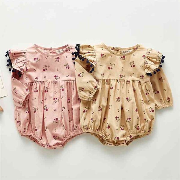 born girls floral jumpsuits clothes spring autumn baby rompers long sleeve children 210521, Blue
born girls floral jumpsuits clothes spring autumn baby rompers long sleeve children 210521, Blue