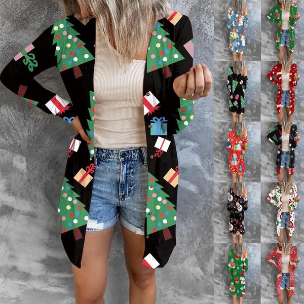 women's knits & tees christmas cardigan for women 2021 korean fashion cartoon print long sleeve oversize 3xl sweater woman winter cloth, White
women's knits & tees christmas cardigan for women 2021 korean fashion cartoon print long sleeve oversize 3xl sweater woman winter cloth, White