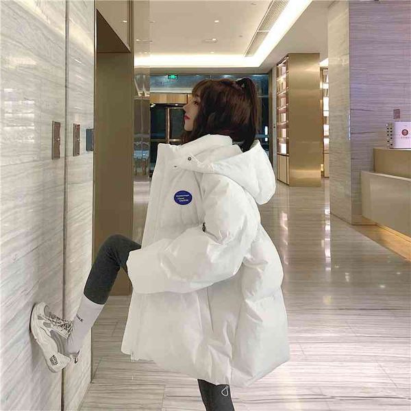 2021 autumn and winter new cy color medium long down jacket women's white thickened duck, Black
2021 autumn and winter new cy color medium long down jacket women's white thickened duck, Black