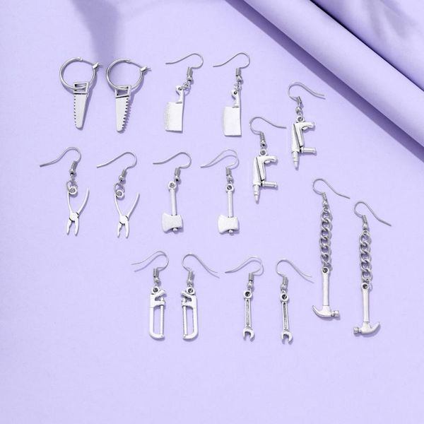 stud home furnishing mini tool kitchen knife hatchet saw spade earring 2021 gothic style brother men earrings studs wholesale, Golden;silver
stud home furnishing mini tool kitchen knife hatchet saw spade earring 2021 gothic style brother men earrings studs wholesale, Golden;silver