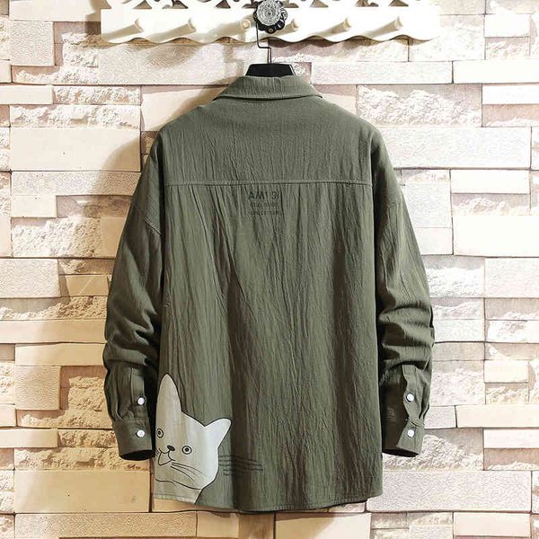 men's casual shirts brand classic hip hop punk loose solid green black cargo long sleeves 2021 spring autumn plus oversize yyur, White;black
men's casual shirts brand classic hip hop punk loose solid green black cargo long sleeves 2021 spring autumn plus oversize yyur, White;black