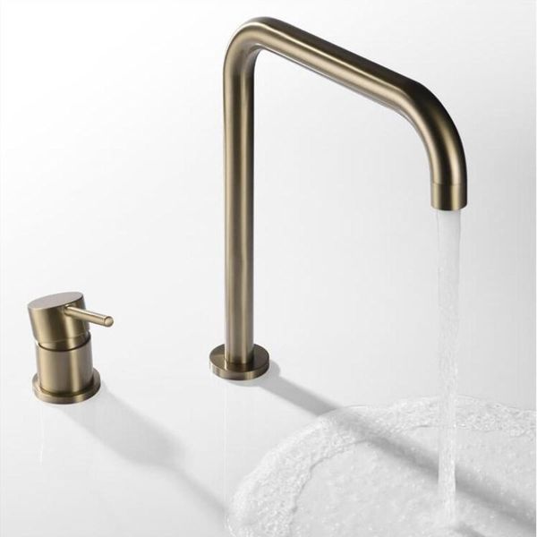 bathroom sink faucets solid brass 2 holes widespread basin faucet long pipe and cold tap 360 ratating brushed gold/rose gold
bathroom sink faucets solid brass 2 holes widespread basin faucet long pipe and cold tap 360 ratating brushed gold/rose gold