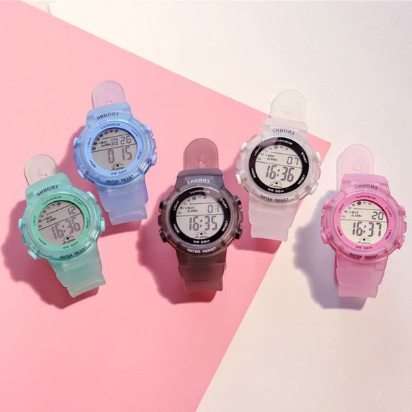 wristwatches 2021 led sports watch men women fashion bracelet luminous display cute transparent silicone strap creative design clock, Slivery;brown
wristwatches 2021 led sports watch men women fashion bracelet luminous display cute transparent silicone strap creative design clock, Slivery;brown