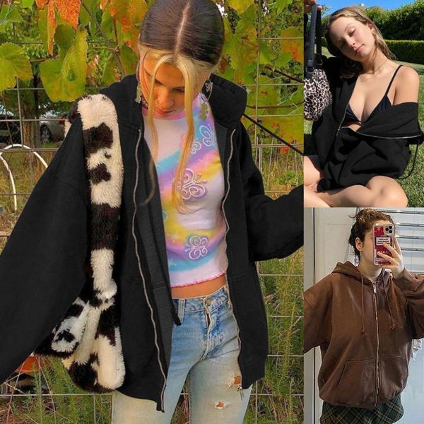 women autumn elegant winter jacket wind warm lapel coat long sleeve zipper large pockets hoodie loose outerwear women's hoodies & swea, Black
women autumn elegant winter jacket wind warm lapel coat long sleeve zipper large pockets hoodie loose outerwear women's hoodies & swea, Black
