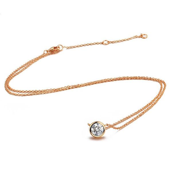 dan's brand simple style crystal pendant necklace rose gold color fashion jewellery de-n388 necklaces, Silver
dan's brand simple style crystal pendant necklace rose gold color fashion jewellery de-n388 necklaces, Silver