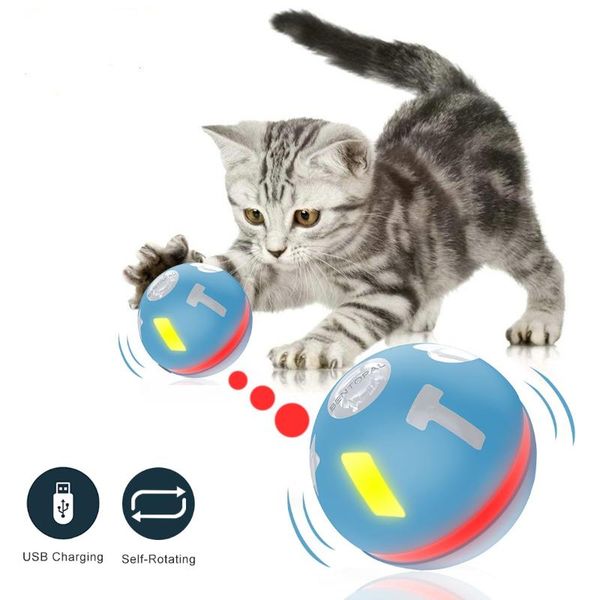 automatic smart jumping ball pet laser toy diy tail cats dogs intelligent toys colorful led light cat
automatic smart jumping ball pet laser toy diy tail cats dogs intelligent toys colorful led light cat