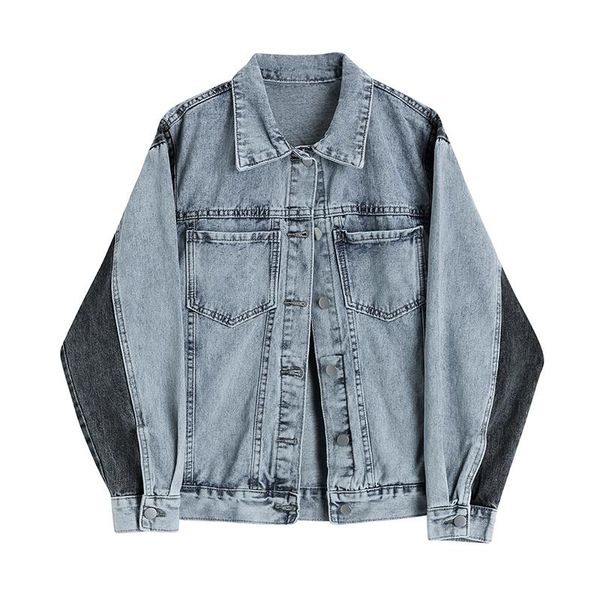 women's jackets wsyore large size contrast stitching denim jacket female spring and autumn women student loose wild ns2845, Black;brown
women's jackets wsyore large size contrast stitching denim jacket female spring and autumn women student loose wild ns2845, Black;brown