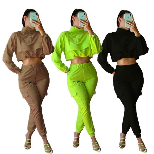 women's tracksuits two pieces sets solid long sleeve pullover crop harem pants outfit casual safari style suit zdiy, Gray
women's tracksuits two pieces sets solid long sleeve pullover crop harem pants outfit casual safari style suit zdiy, Gray