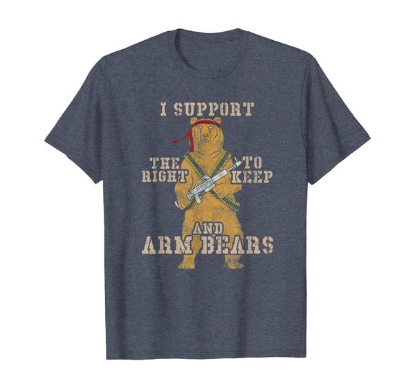 Funny I Support The Right To Arm Bears Second Amendment Pun T-Shirt, Mainly pictures
Funny I Support The Right To Arm Bears Second Amendment Pun T-Shirt, Mainly pictures