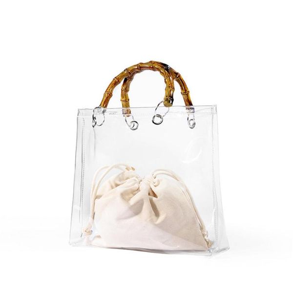 duffel bags bamboo handle portable jelly handle transparent pvc beach bag female fashion designer women shoulder drop h
duffel bags bamboo handle portable jelly handle transparent pvc beach bag female fashion designer women shoulder drop h