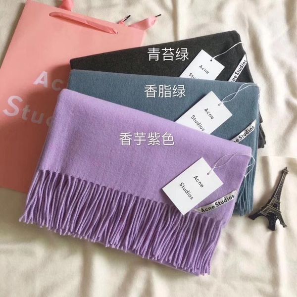 scarves winter 2021 cashmere solid fringed warm women's scarf,fashionable scarf warm,soft and skin friendly shawl, Blue;gray