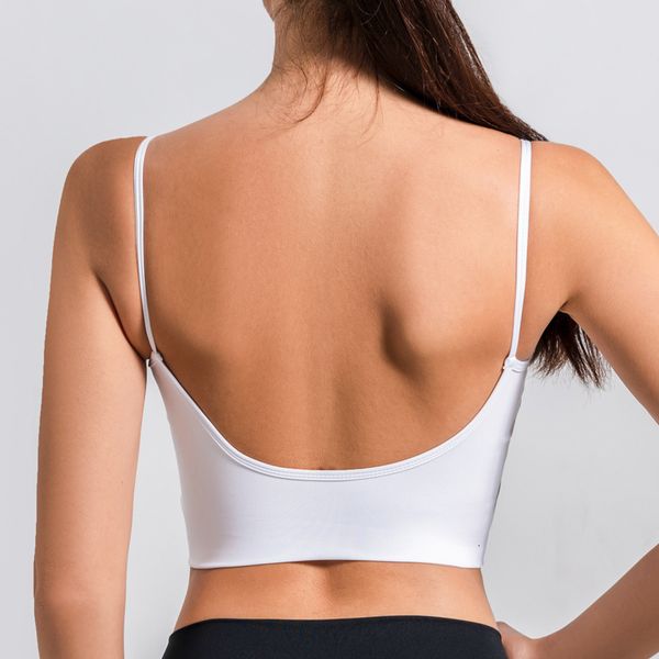 2021 sports underwear women's back sling yoga bra solid color fitns vt, Black;white
2021 sports underwear women's back sling yoga bra solid color fitns vt, Black;white