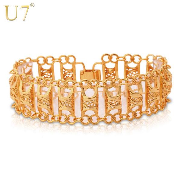 unique design hollow bracelet for men/women gold color vintage big link chain fashion jewelry h569 link,, Black
unique design hollow bracelet for men/women gold color vintage big link chain fashion jewelry h569 link,, Black