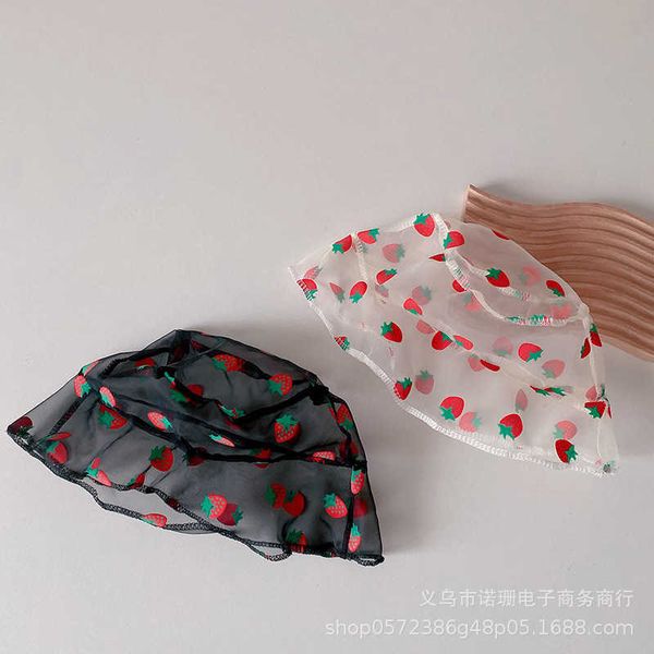 south korea same lace transparent strawberry embroidered children fisherman hat baby basin princess girl, Yellow
south korea same lace transparent strawberry embroidered children fisherman hat baby basin princess girl, Yellow