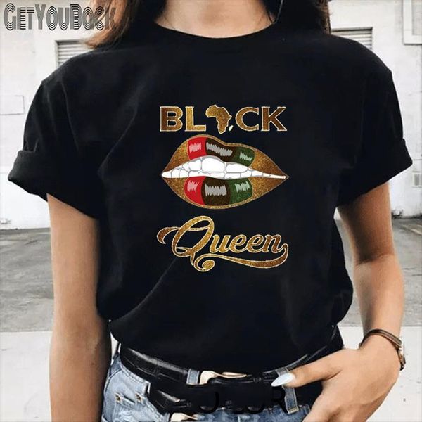 black queen print summer girl womens harajuku 90s tee female i am storm clothes,drop ship, White
black queen print summer girl womens harajuku 90s tee female i am storm clothes,drop ship, White