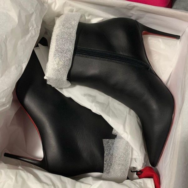 elegant winter brands firmamma ankle boots red bottom boot studs women highs heels pointed toe booties fashion booty famous part, Black
elegant winter brands firmamma ankle boots red bottom boot studs women highs heels pointed toe booties fashion booty famous part, Black