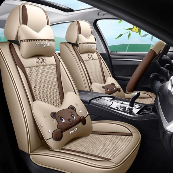 car seat covers cover fit most bear pattern breathable auto cushion protector leather/ice silk universal interior accessories
car seat covers cover fit most bear pattern breathable auto cushion protector leather/ice silk universal interior accessories
