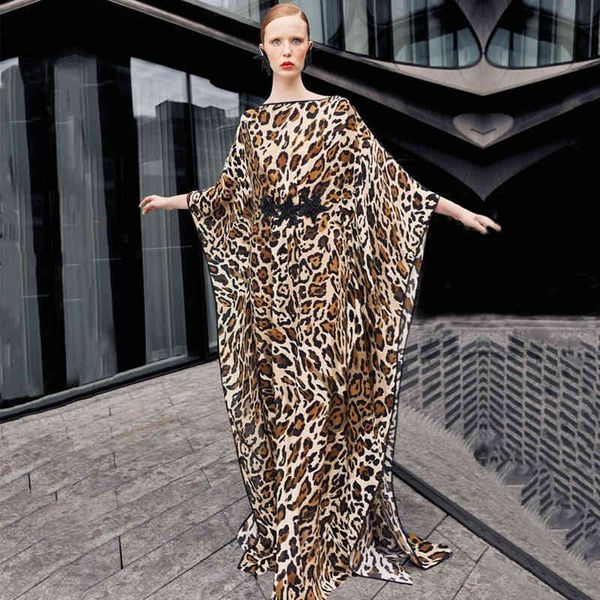 elegant leopard bathing sleeve long loose summer dress plus size women clothing vintage street wear kaftan maxi dress n1248 210416, White;black
elegant leopard bathing sleeve long loose summer dress plus size women clothing vintage street wear kaftan maxi dress n1248 210416, White;black