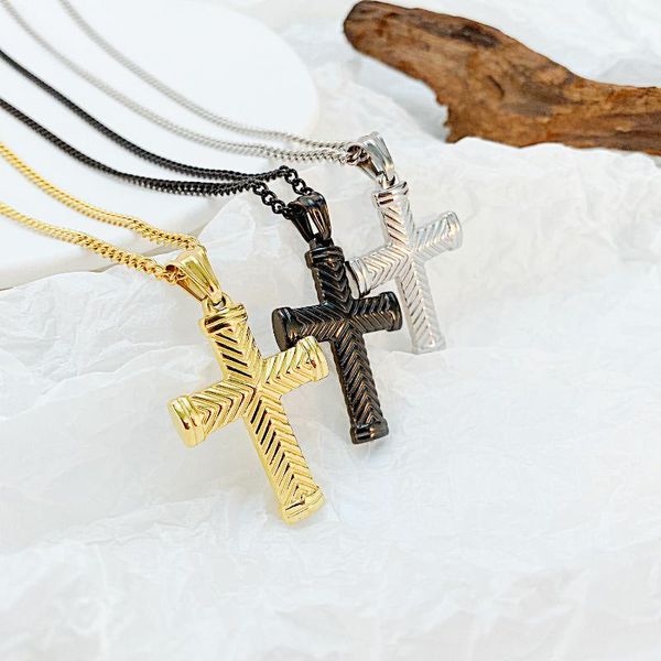 pendant necklaces punk titanium steel cross necklace women's men's lovers hip hop street fashion believers jewelry gifts 2021, Silver
pendant necklaces punk titanium steel cross necklace women's men's lovers hip hop street fashion believers jewelry gifts 2021, Silver
