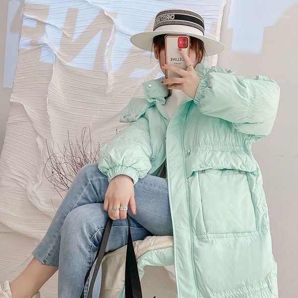 women's down & parkas women 2021 winter fashion long jackets female loose white duck coats ladies solid color warm hooded overcoats e60, Black
women's down & parkas women 2021 winter fashion long jackets female loose white duck coats ladies solid color warm hooded overcoats e60, Black