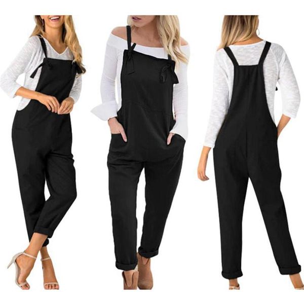 women's jumpsuits & rompers strap dungaree harem trousers fashion women loose solid color jumpsuit ladies overall pants casual playsuit, Black;white
women's jumpsuits & rompers strap dungaree harem trousers fashion women loose solid color jumpsuit ladies overall pants casual playsuit, Black;white