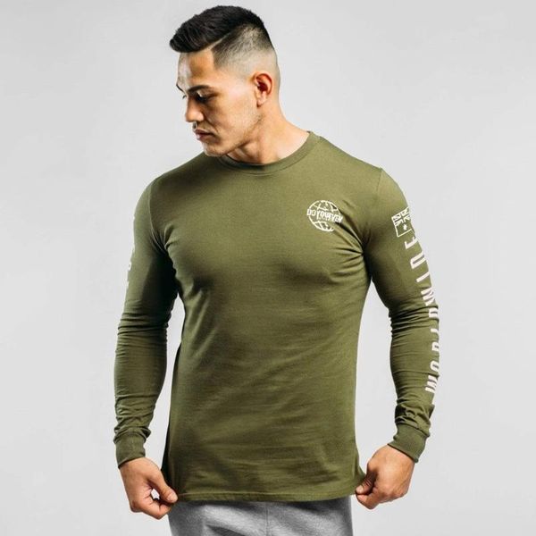men's t-shirts army green casual long sleeves t shirt men gym fitness cotton t-shirt male workout print o-neck tees fashion brand appa, White;black
men's t-shirts army green casual long sleeves t shirt men gym fitness cotton t-shirt male workout print o-neck tees fashion brand appa, White;black