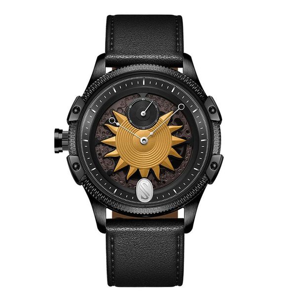 wristwatches sniica automatic men watch sapphire glass see through back leather strap 10atm, Slivery;brown
wristwatches sniica automatic men watch sapphire glass see through back leather strap 10atm, Slivery;brown